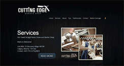 Desktop Screenshot of cuttingedgecalgary.com